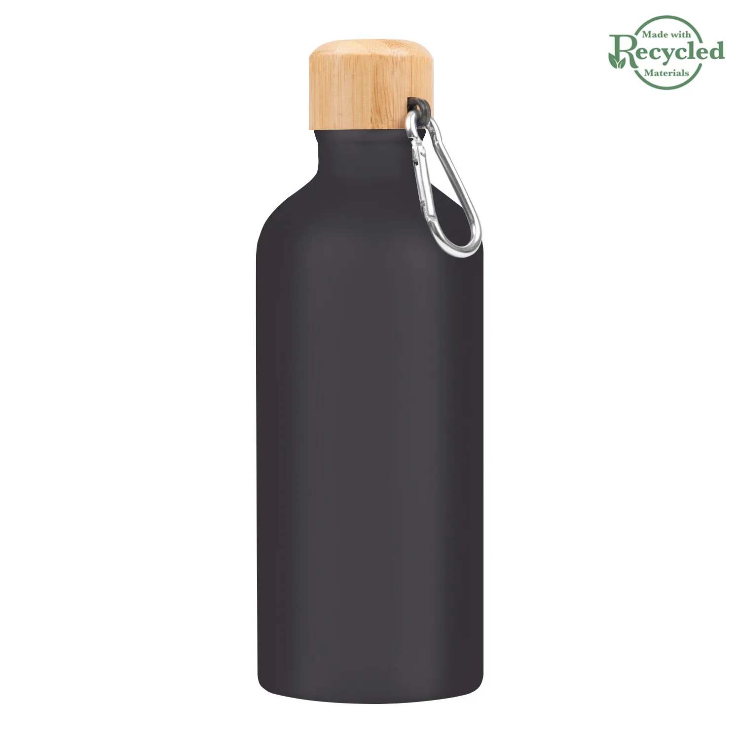 20 Oz. Aluminum Tundra Bike Bottle With Bamboo Lid view 3