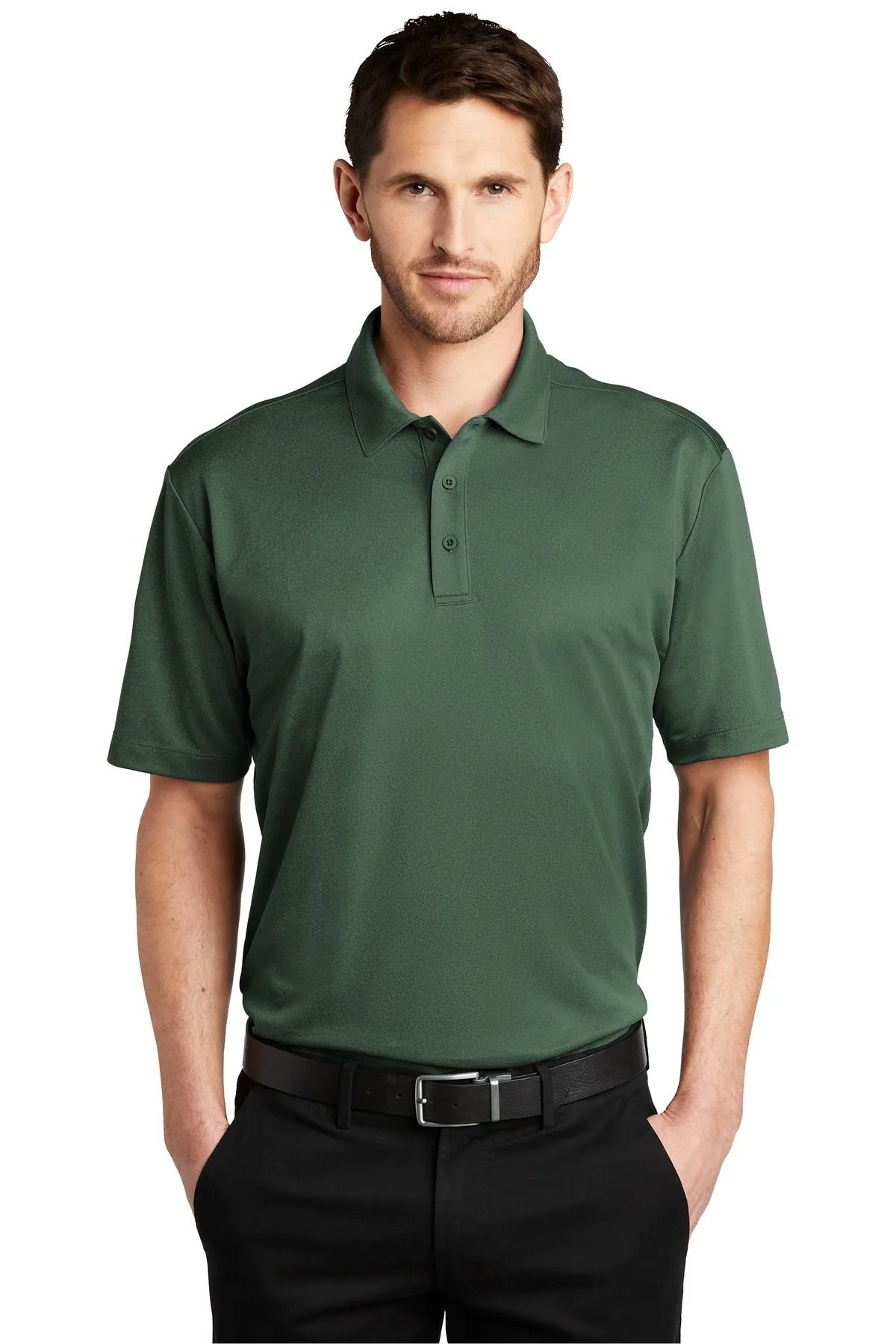 Port Authority ® Heathered Silk Touch ™ Performance Polo.
