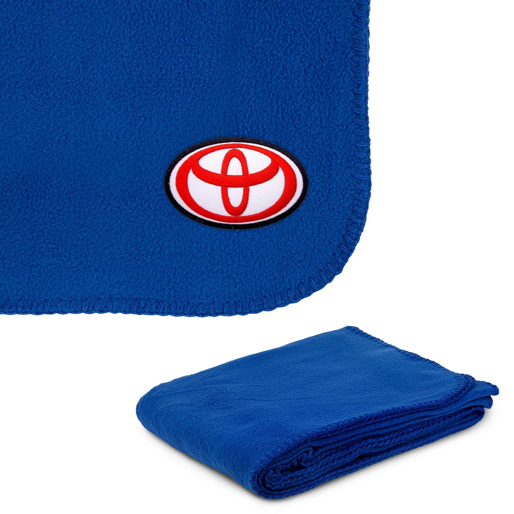 260g Anti-Pill Embroidered Fleece Throw Blanket 50" X 60" view 2