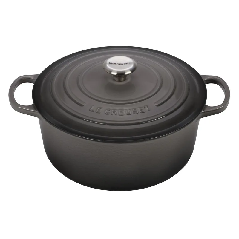 Le Creuset 7.25Qt Signature Cast Iron Round Dutch Oven Oyster