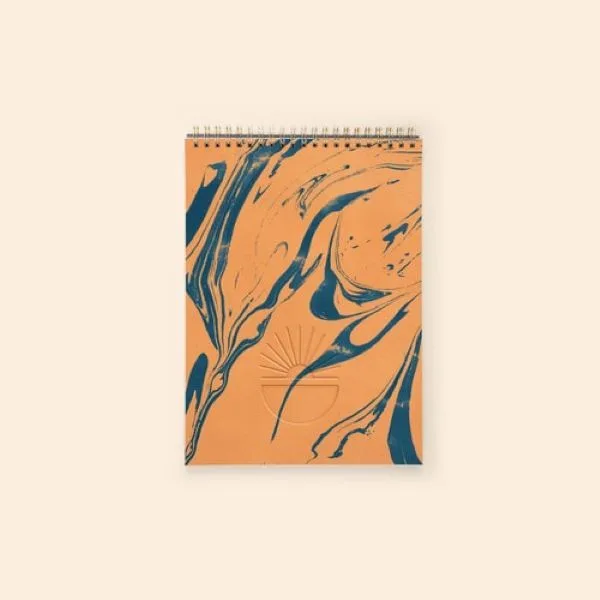 Taskpad - Marbled + Debossed Leather Cover - Size T3 view 2
