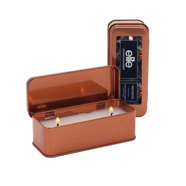 2.25 oz. Scented Copper Rectangular Candle view 6