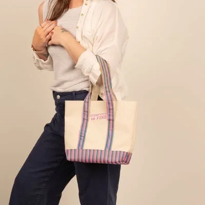4CP Trim Morris Tote - Small Zippered view 2