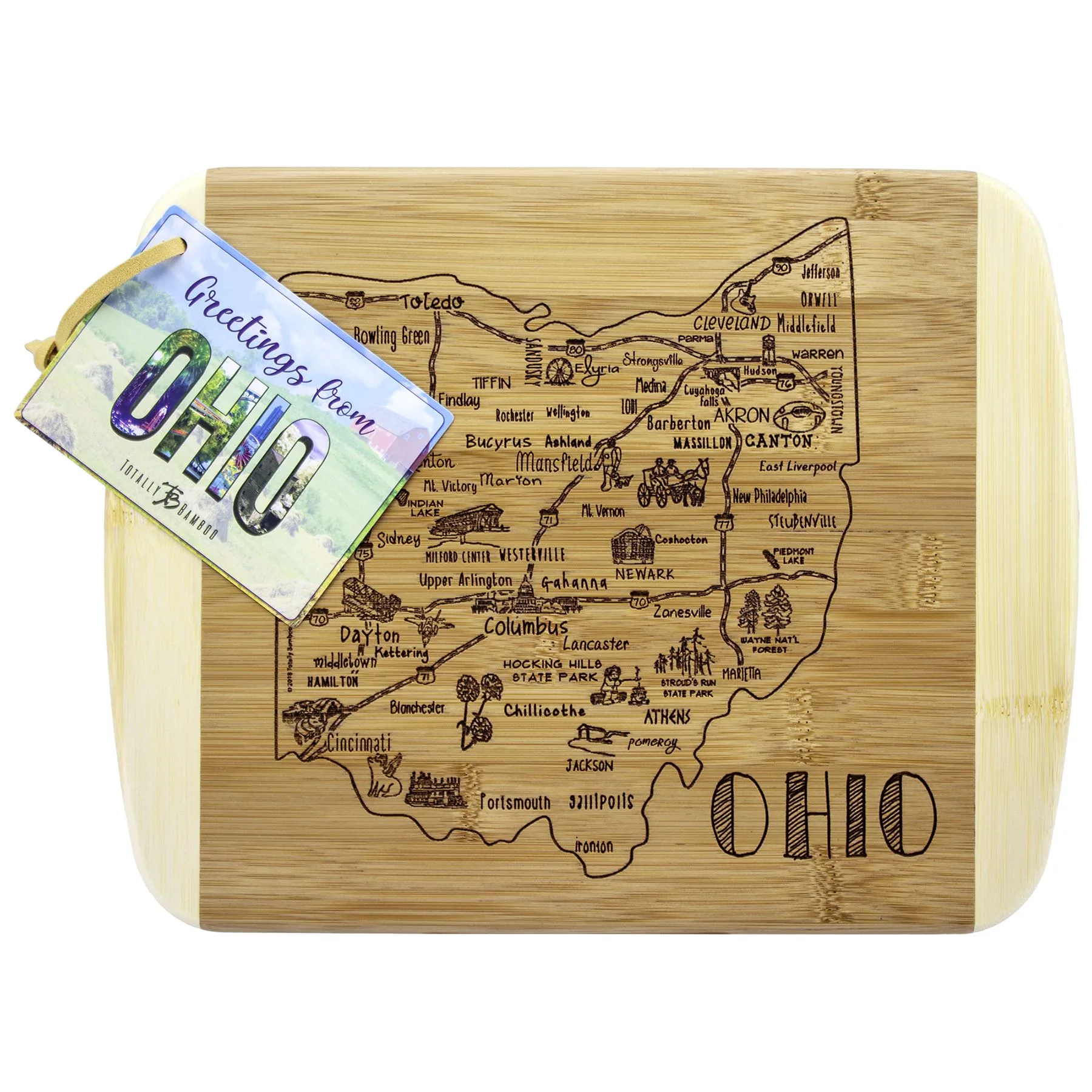A Slice of Life Ohio Serving & Cutting Board view 2