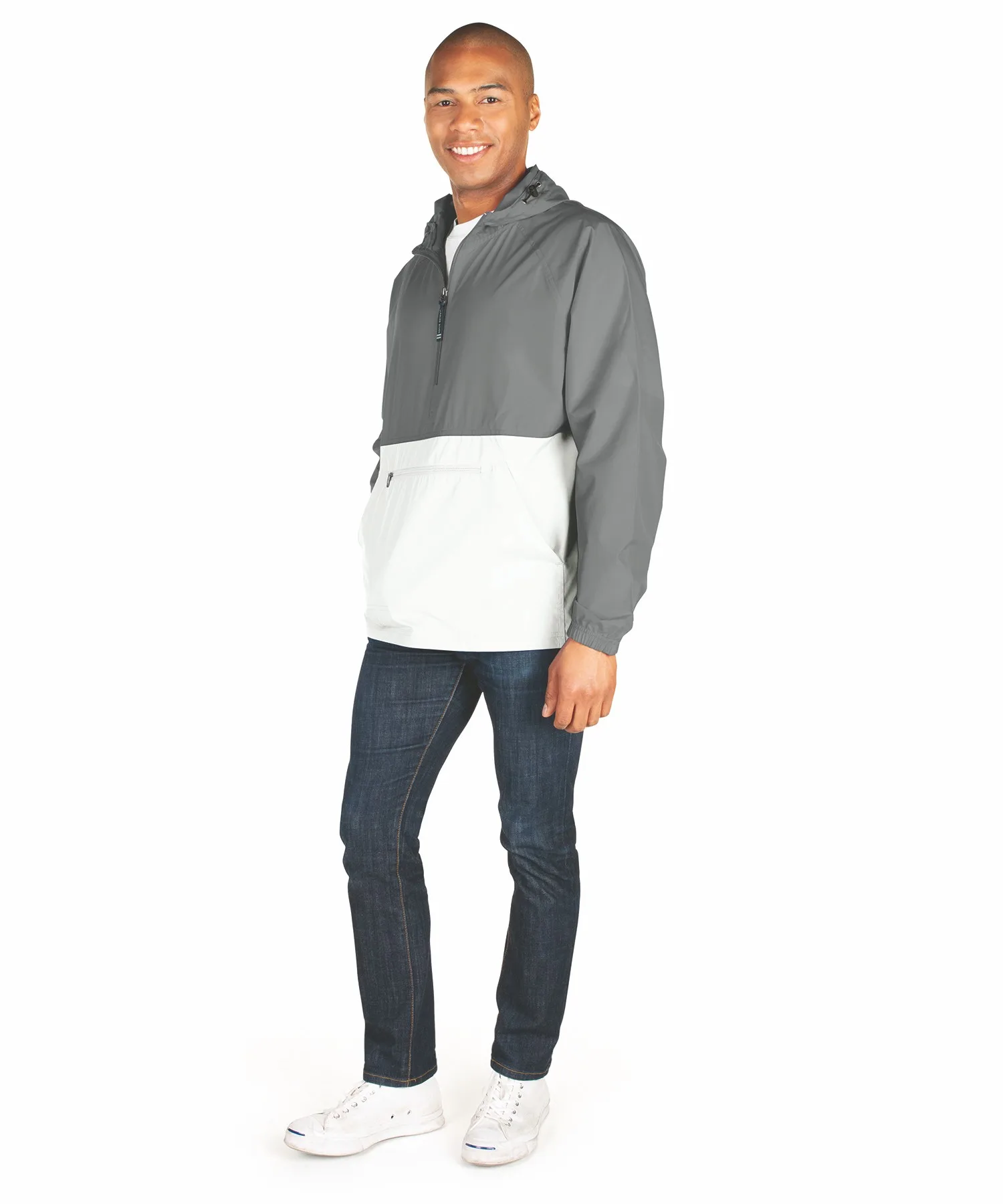 Gray/White Blank Front