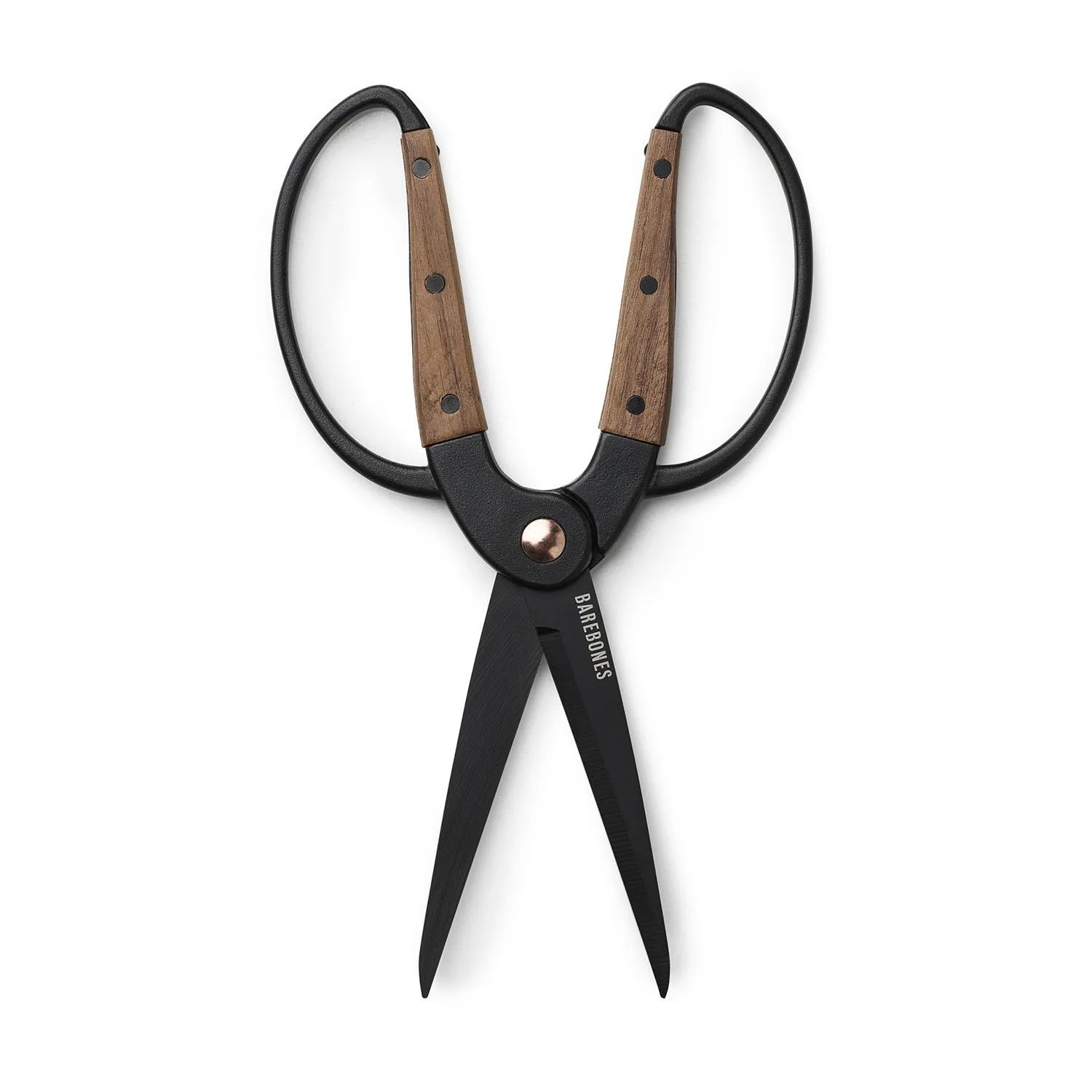 Barebones Large Garden Scissors - Walnut