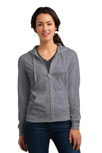 District® Women's Fitted Jersey Full-Zip Hoodie.
