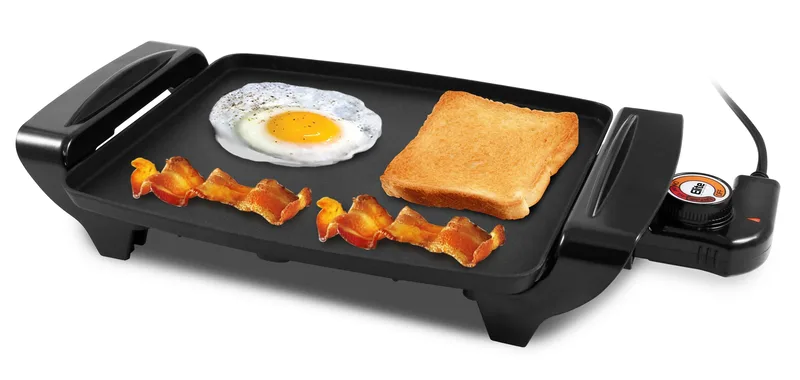 Elite 10.5" Electric Nonstick Griddle W/ Cool Touch Handles
