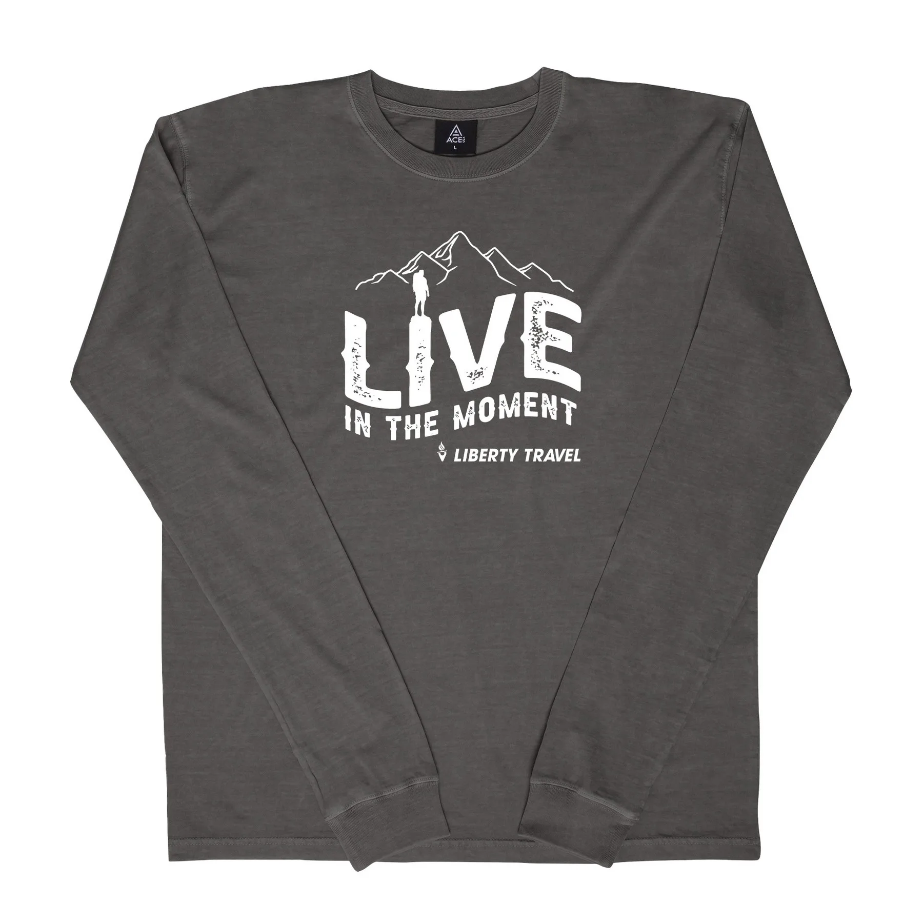 ACE Vintage Wash Long Sleeve tee view 4