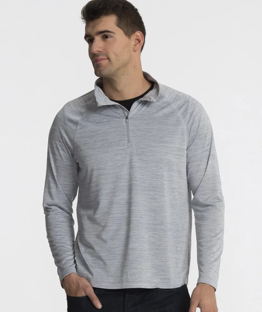Men's Space Dye Performance Pullover view 4