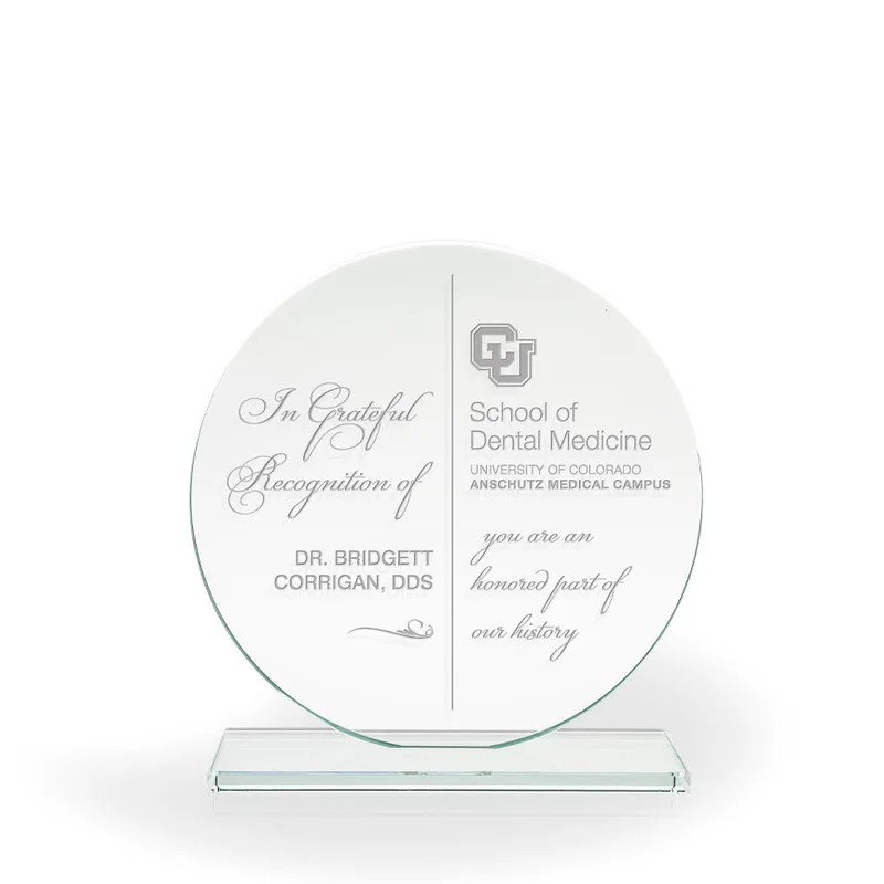 Karla Circle Glass Award, Large
