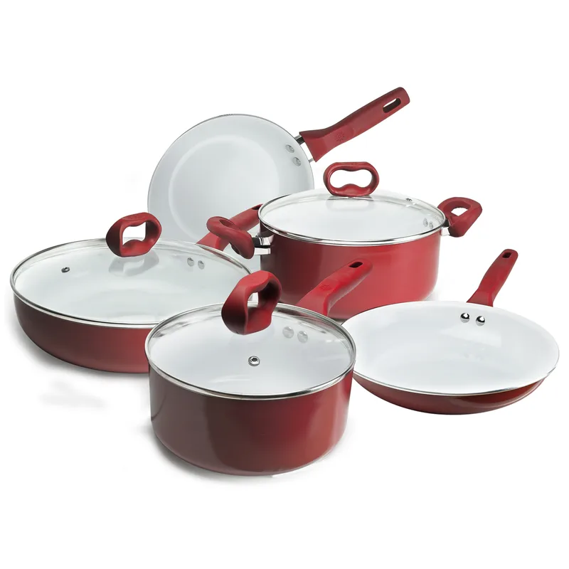 Ecolution 8 Piece Bliss Hydro Ceramic Nonstick Cookware Set