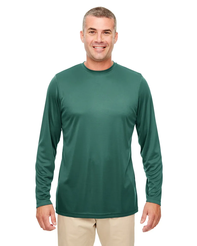 ULTRACLUB Men's Cool & Dry Performance Long-Sleeve Top view 6