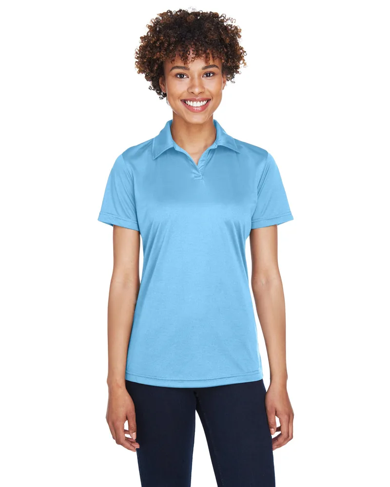 ULTRACLUB Ladies' Cool & Dry Sport Performance Interlock Polo view 3
