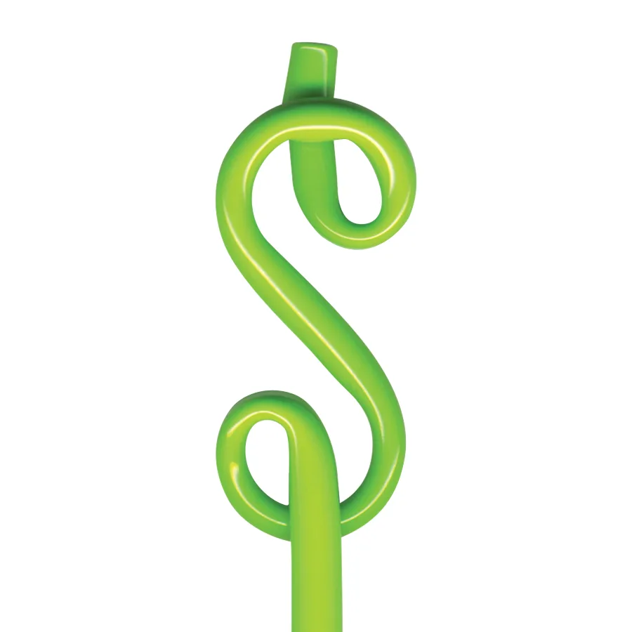 Dollar Sign 1 Inkbend Standard, Bent Pen