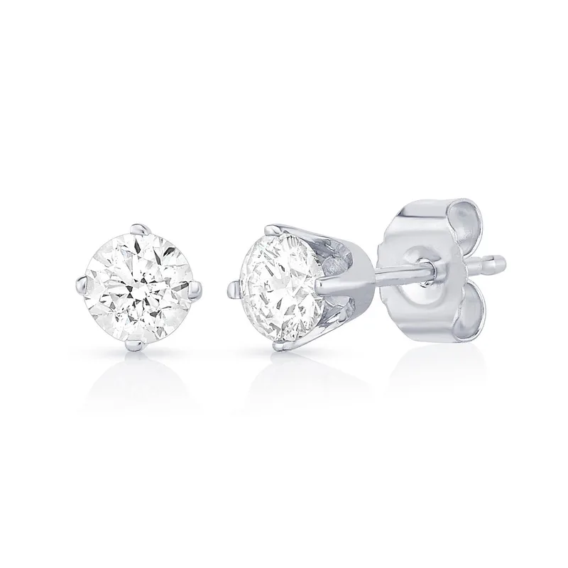 Jilco Inc Diamond Earrings - .10twt White Gold