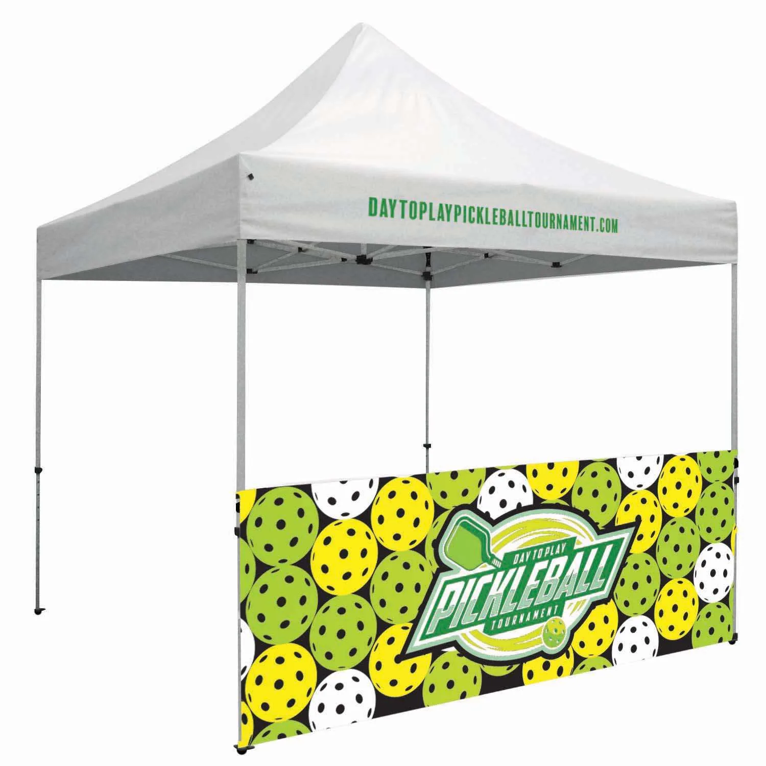 10' Deluxe/Economy Tent Half Wall Kit (Dye Sub, 1-Sided)