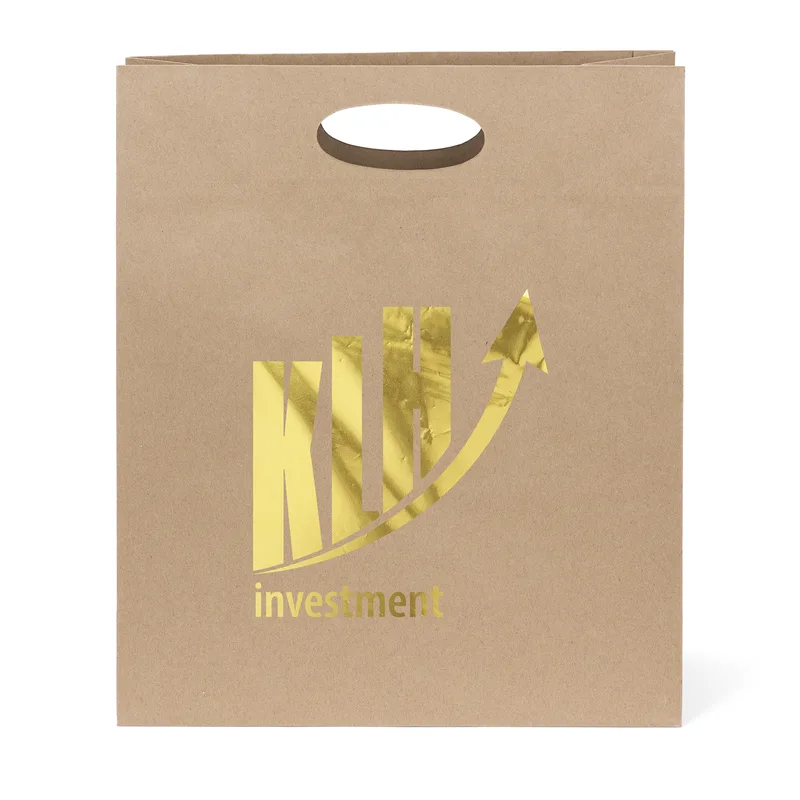 Karen - Eco Die Cut Shoppers - Foil Print (12" x 5" x 14")
