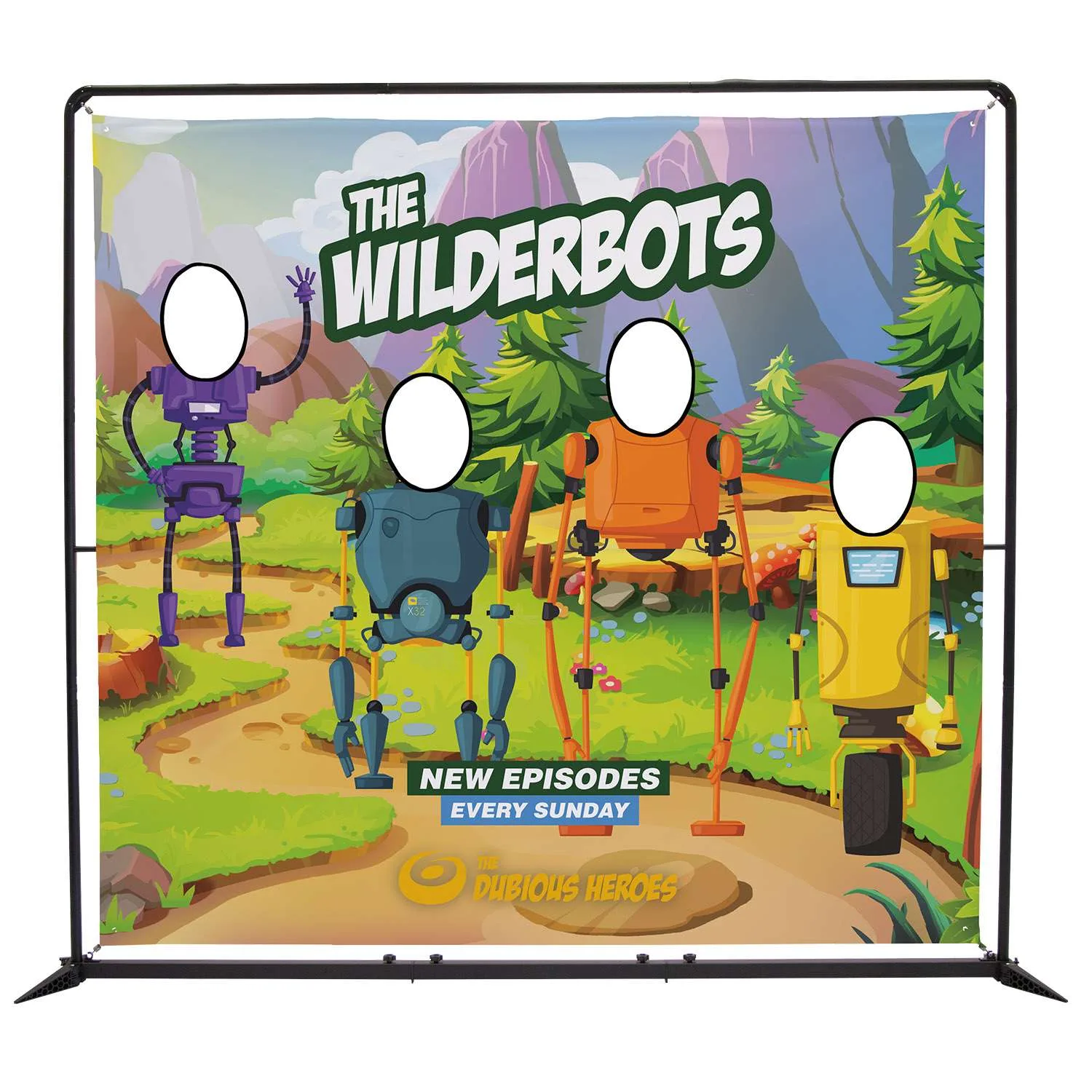 8.5' FrameWorx Quad Face Cutout Kit view 3
