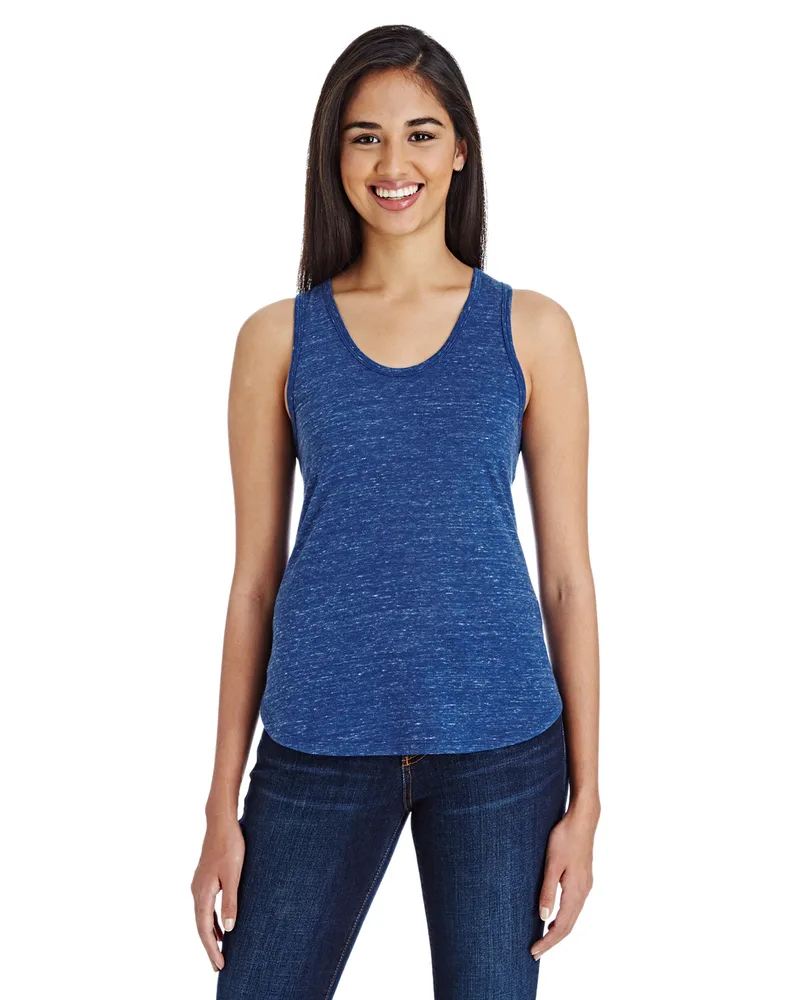 THREADFAST Ladies' Blizzard Jersey Racer Tank view 2