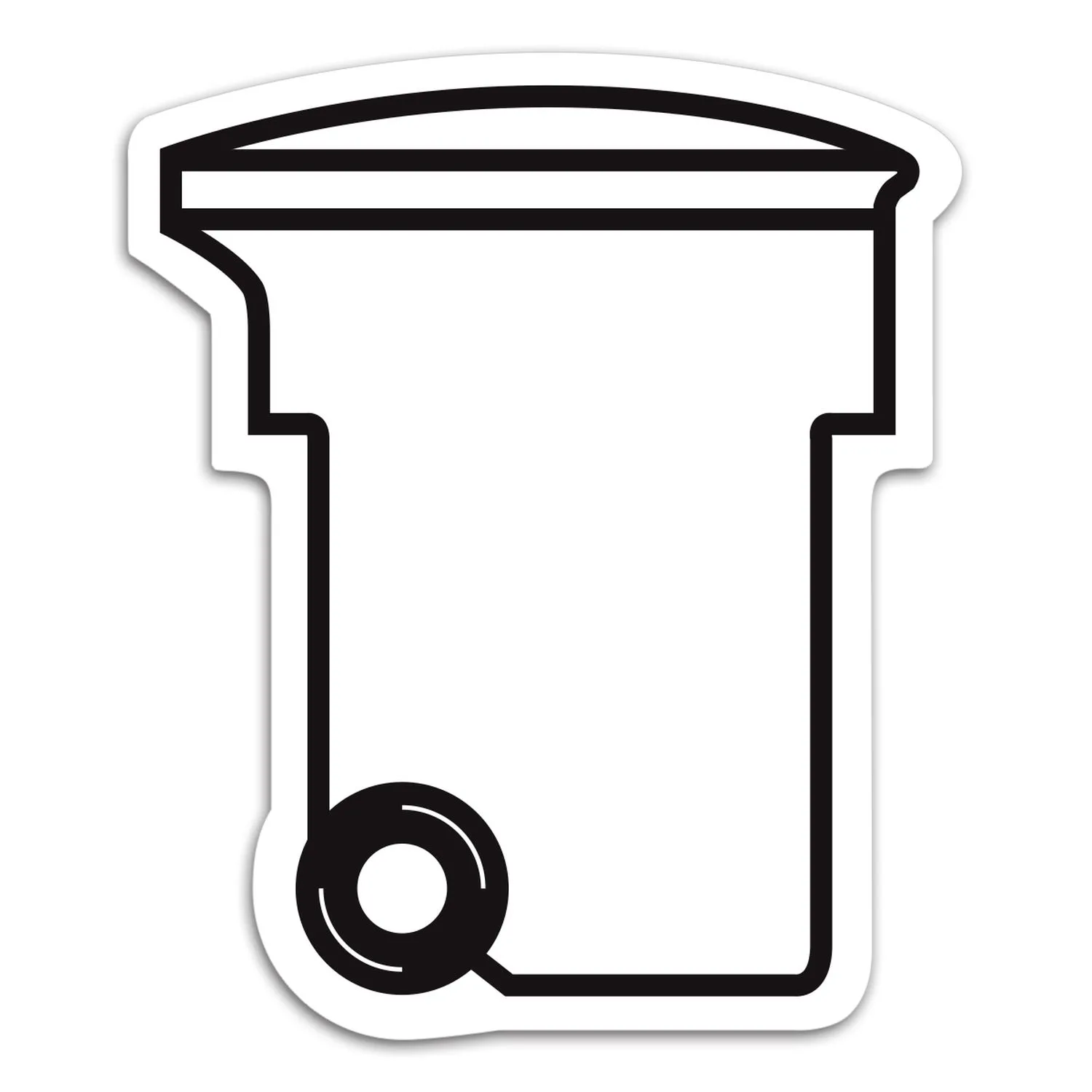Trash / Recycling Bin Magnet view 2