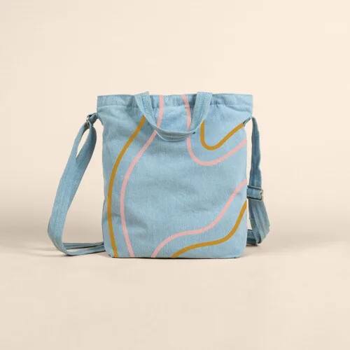 Denim Puddle Jumper Tote view 5