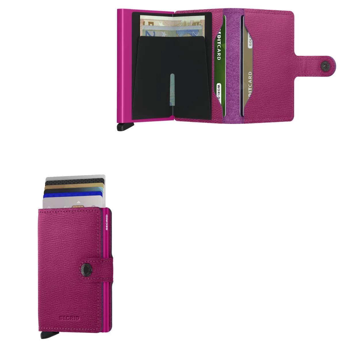 Secrid Miniwallet Crisple - Fuchsia