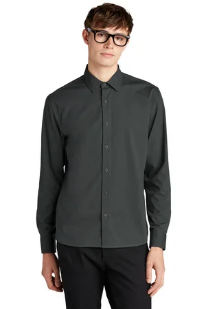 Mercer+Mettle® Long Sleeve Stretch Woven Shirt view 2