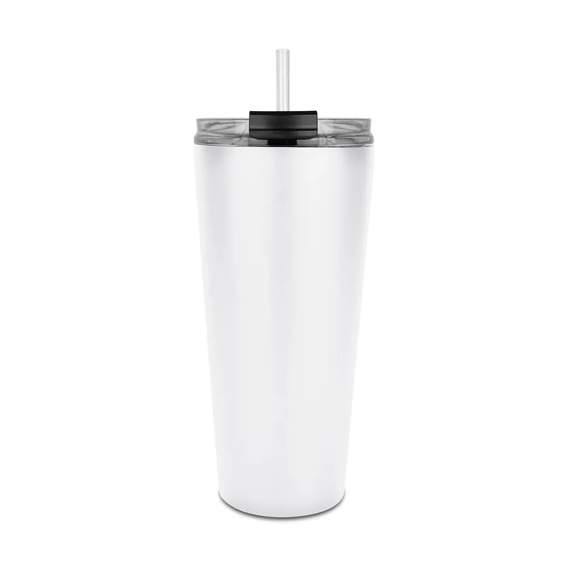 27 Oz. Trumbull Dual Wall No-Spill Vacuum Mug w/Straw view 3