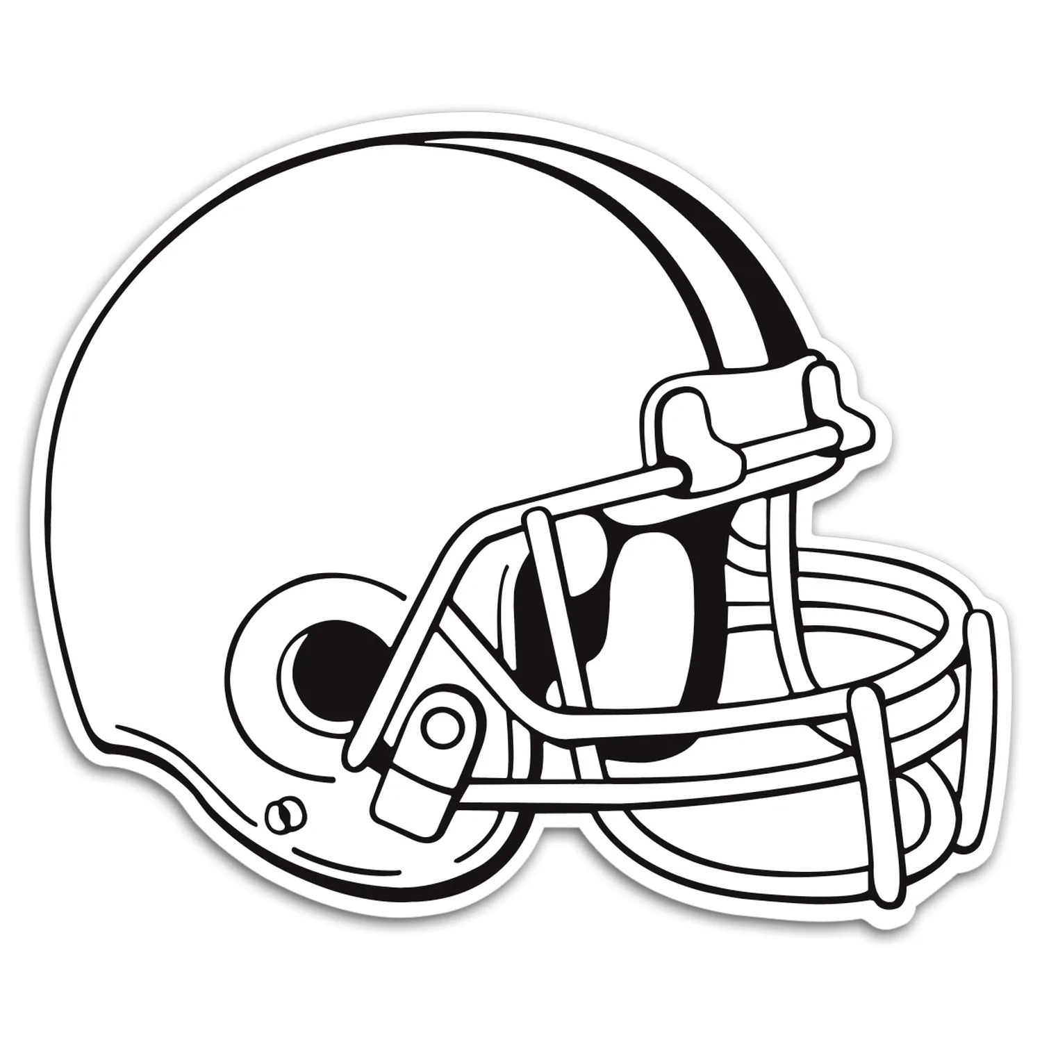 Small Helmet Car Sign Magnet view 2