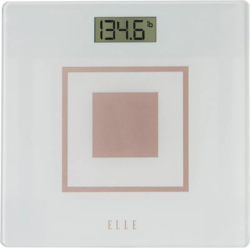 Health, Beauty & Fitness Elle Bathroom Digital Scale - White
