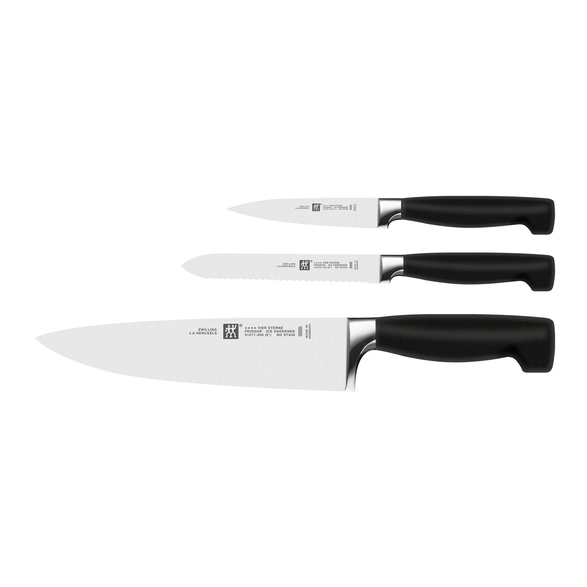 Zwilling 3Pc Four Star Knife Starter Set