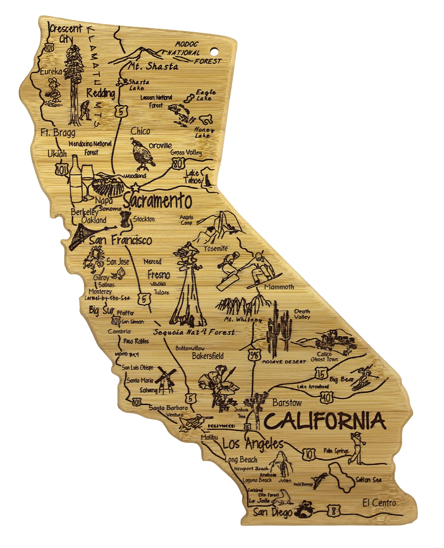 Destination California Cutting & Serving Board