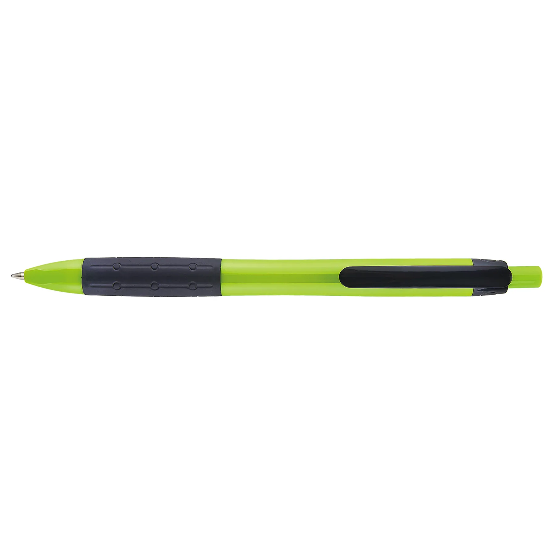 Lime Green/Black Blank Front View