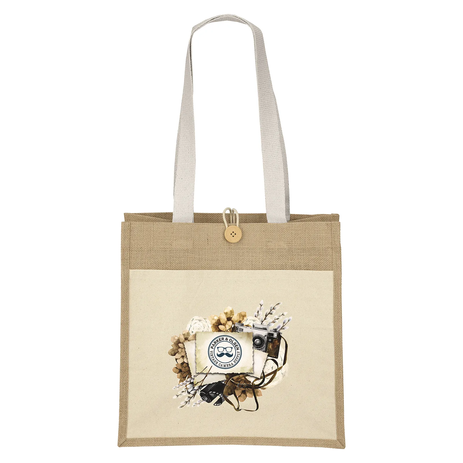 Natural Tan/Beige Logo