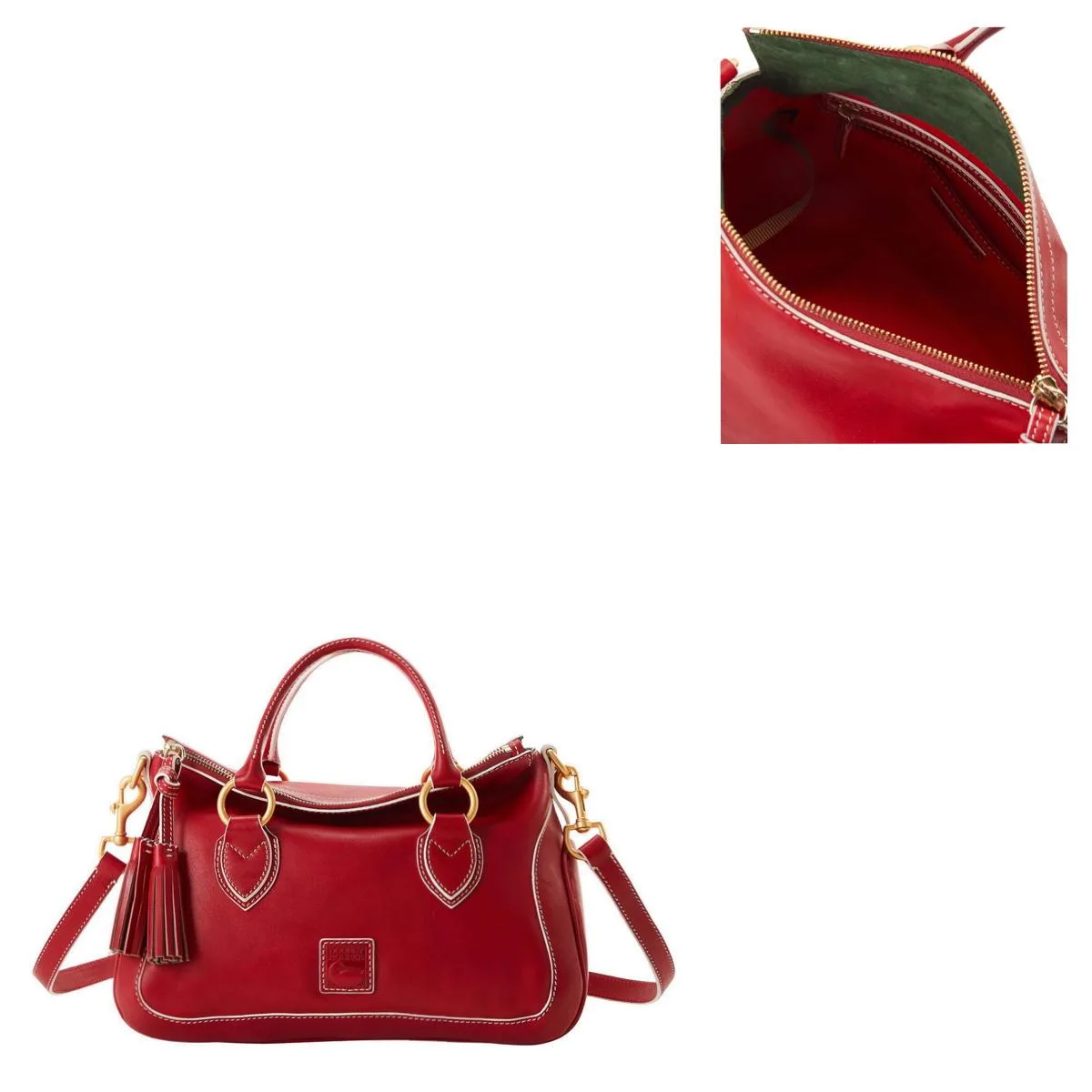 Dooney & Bourke Florentine Red Medium Satchel