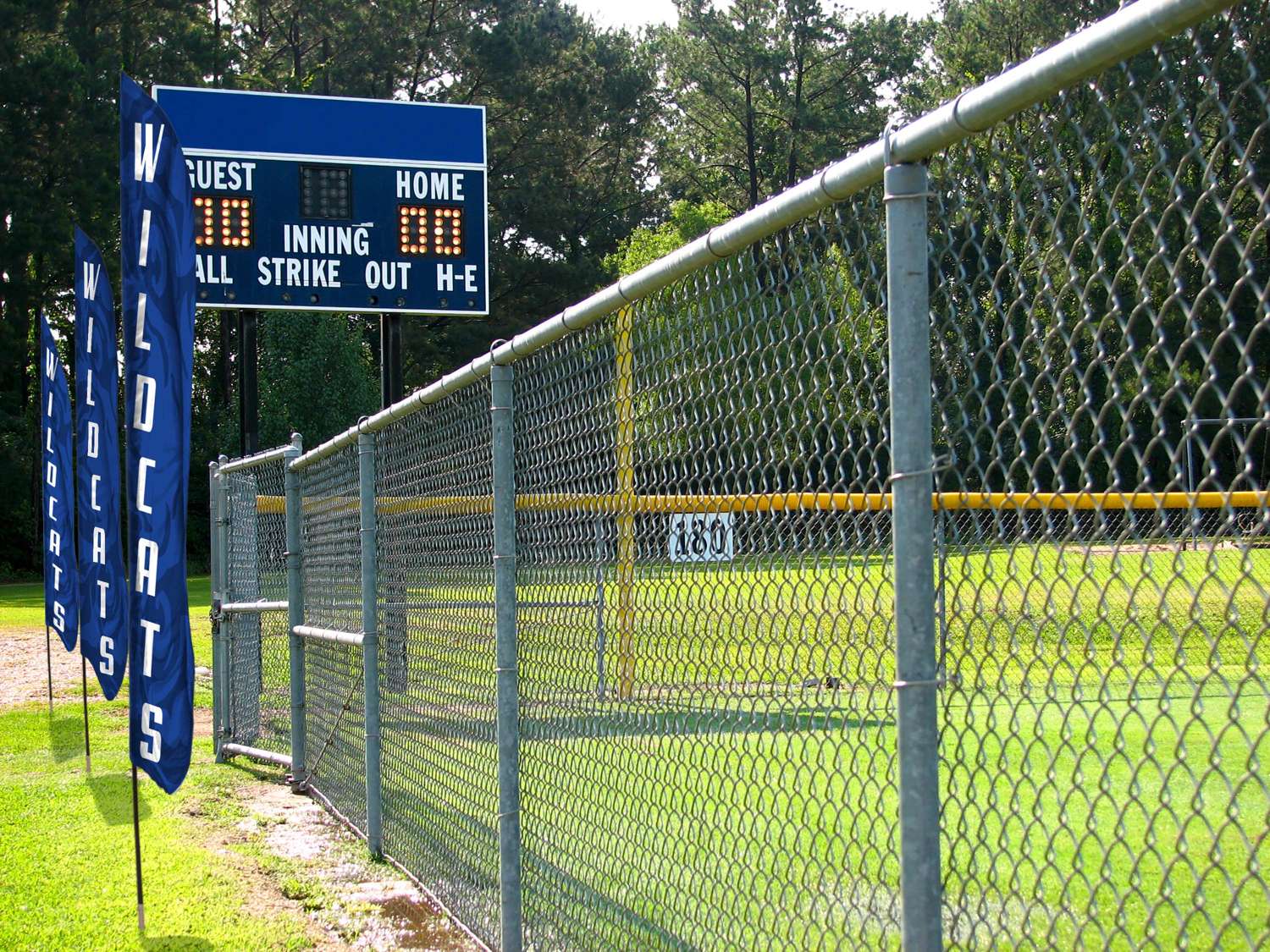 10' Stadium Flutter Flag Kit Double-Sided view 2