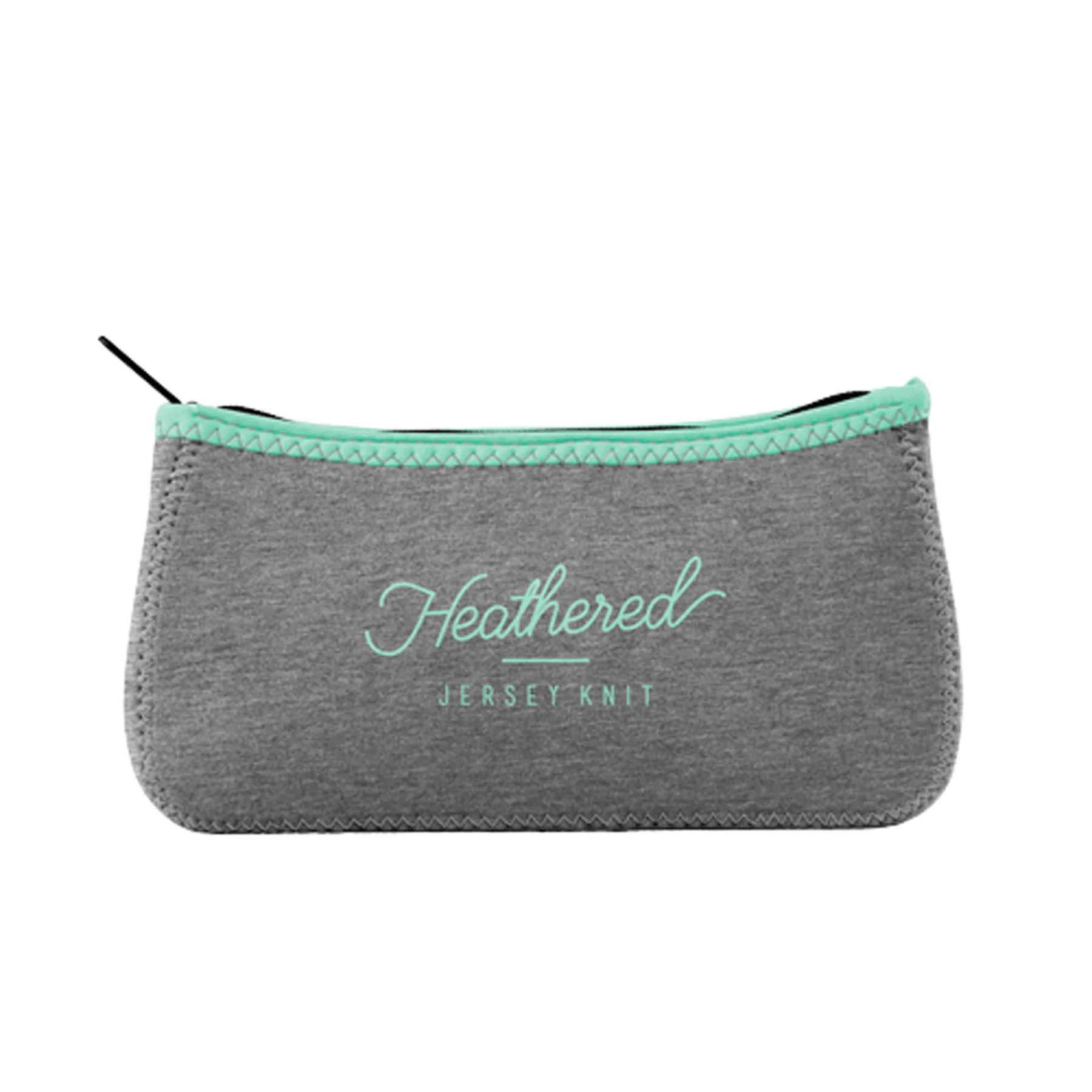 Large Heathered Jersey Knit Canoe Pouch view 4