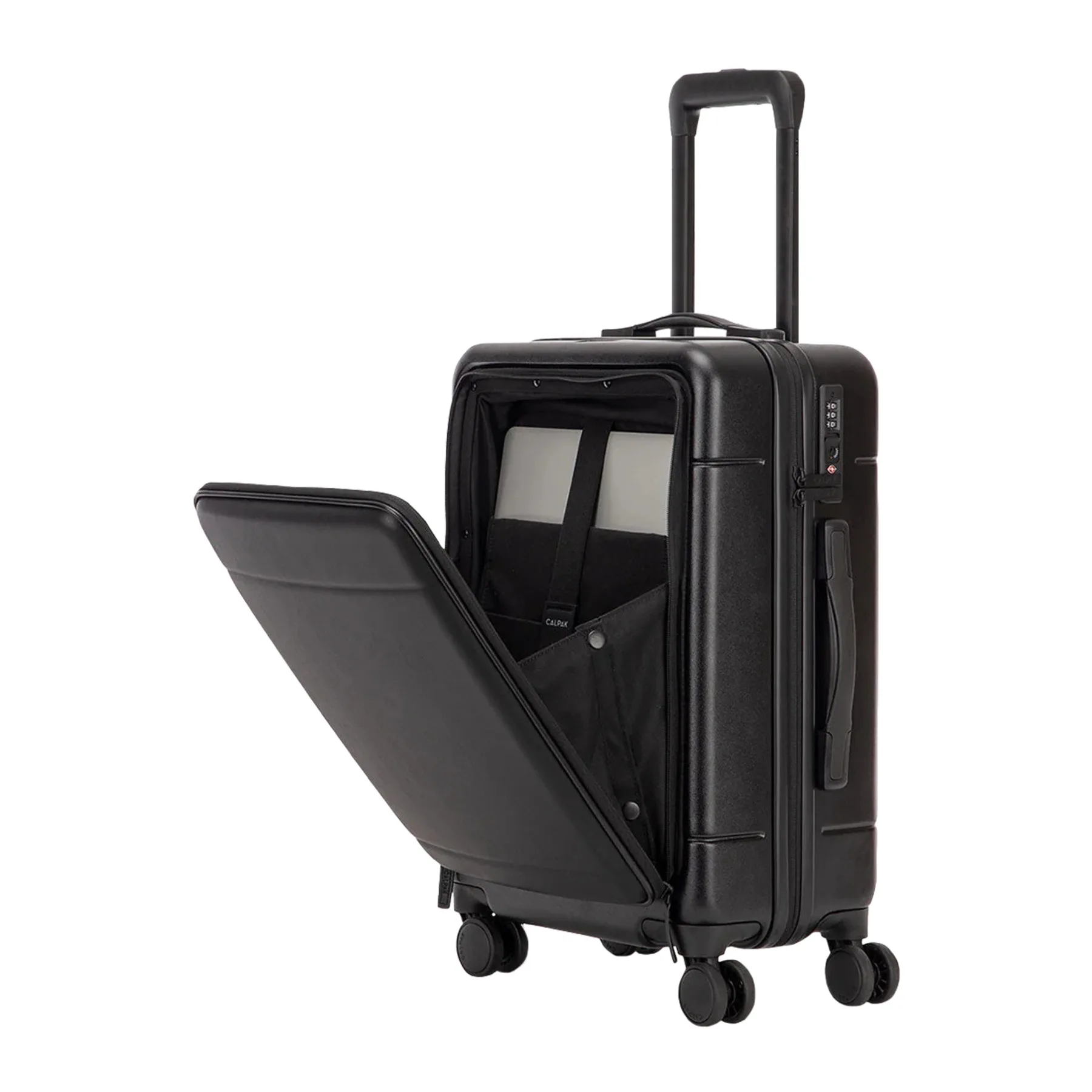 CALPAK Hue Front Pocket Carry-On Luggage - Black