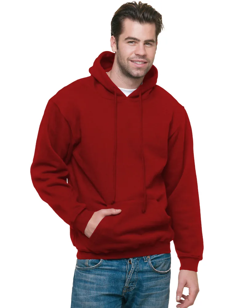 BAYSIDE Adult USA Made Pullover Heavyweight Hooded Sweatshirt view 4