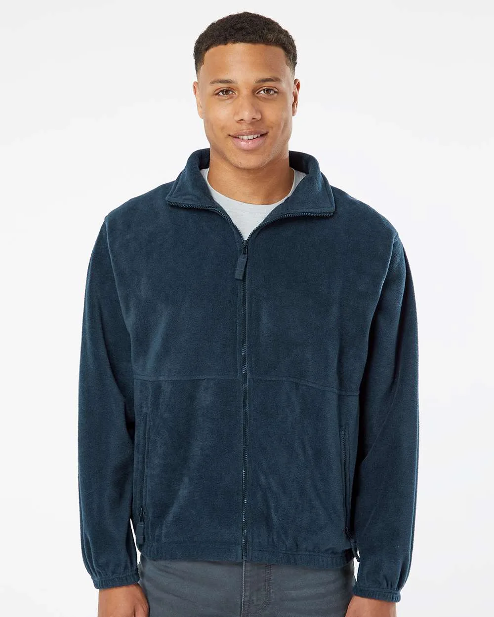 Burnside® Polar Fleece Full Zip Jacket view 4