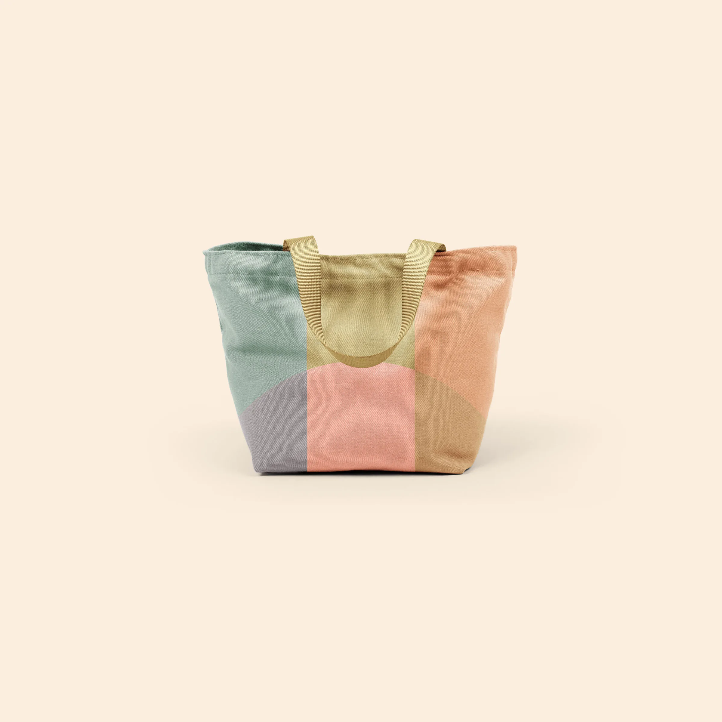 Dumpling Tote - 4CP Pigment Dyed Canvas view 2