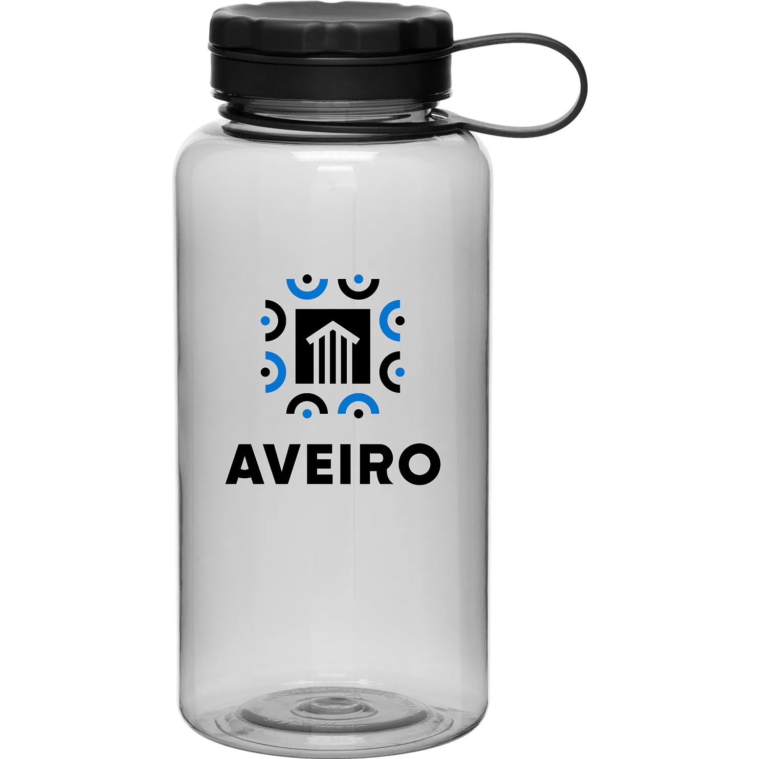 34 oz h2go Wide 2.0 Water Bottle (Graphite)