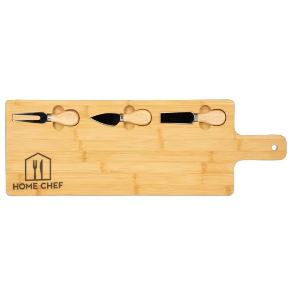 Long Charcuterie Board w/ Utensils