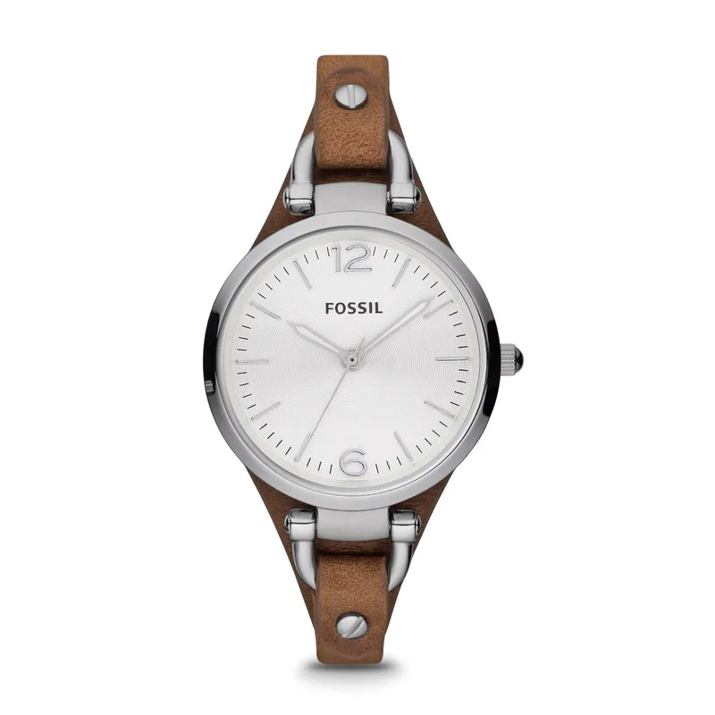 Fossil Ladies Georgia Leather Watch Brown