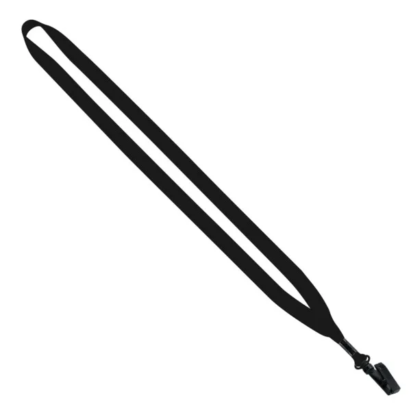 1/2" Polyester Lanyard with Plastic Bulldog Clip view 3
