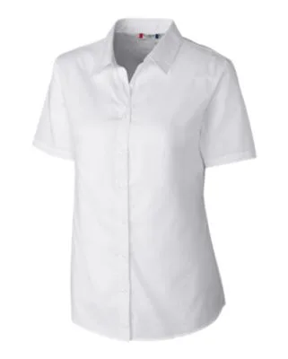 Clique Avesta Stain Resistant Womens Short Sleeve Button Down Shirt view 5