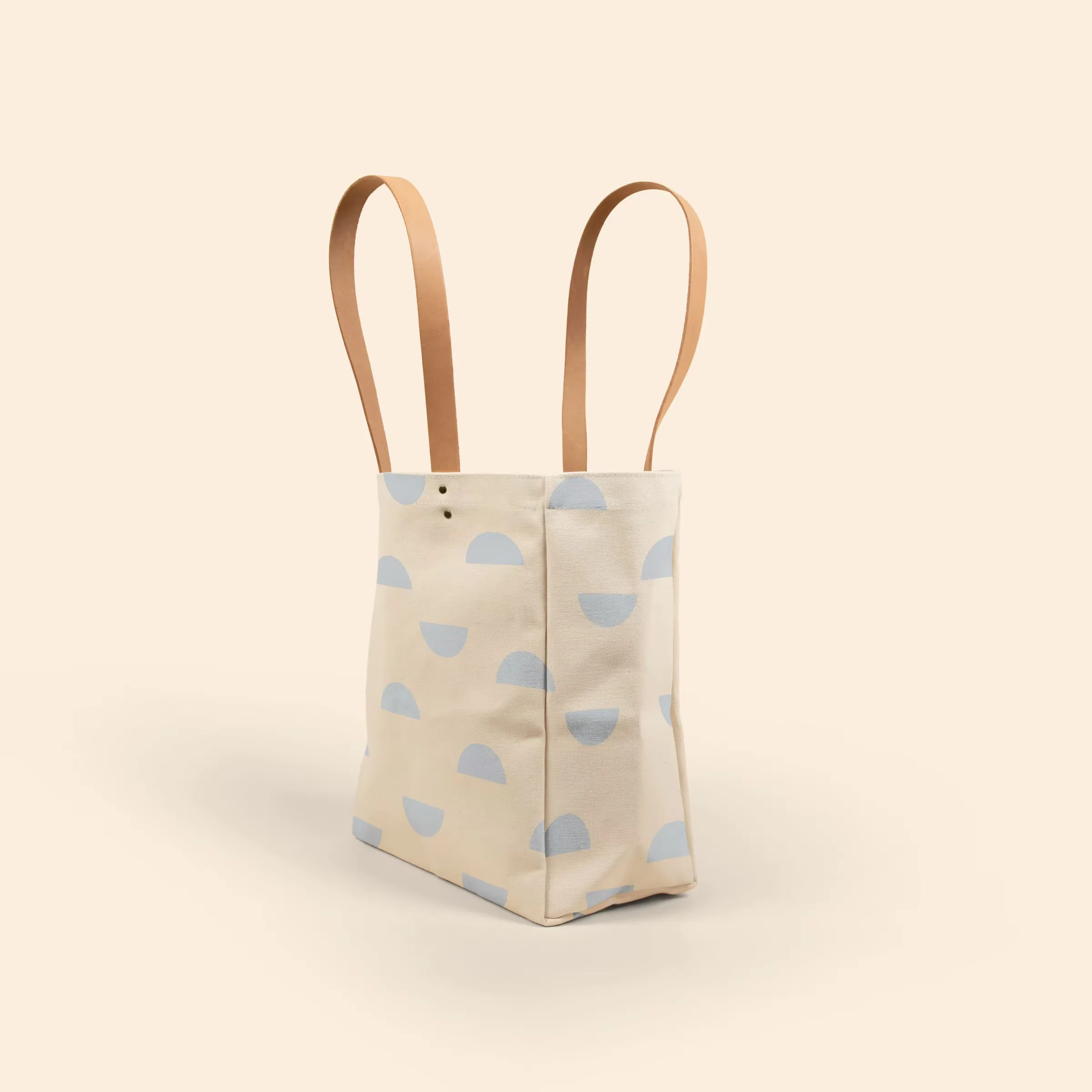 Natural Canvas Beige Blank Side