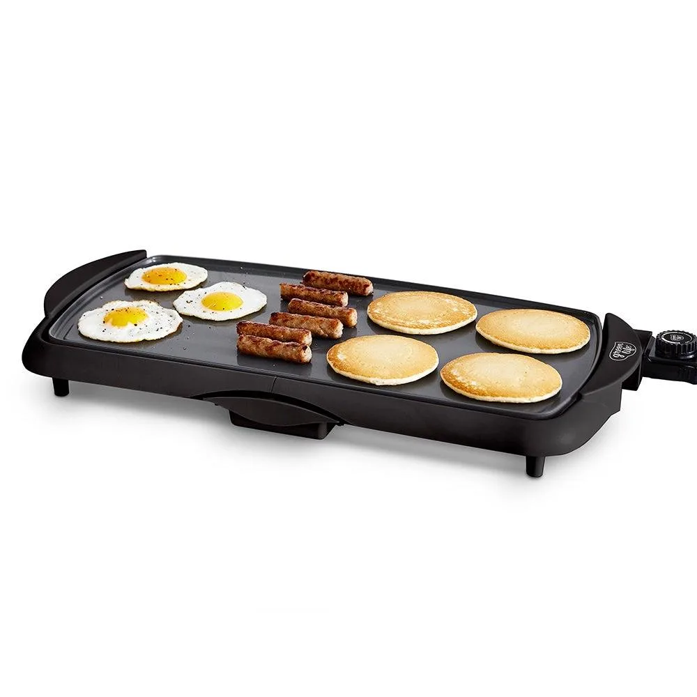 GreenLife Healthy Nonstick Xl Electric Griddle Black