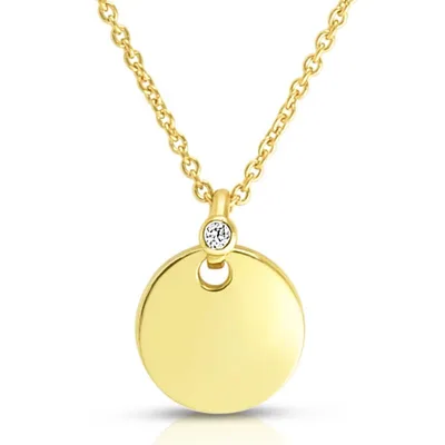 Jilco Inc Diamond Bale Disc Pendant
